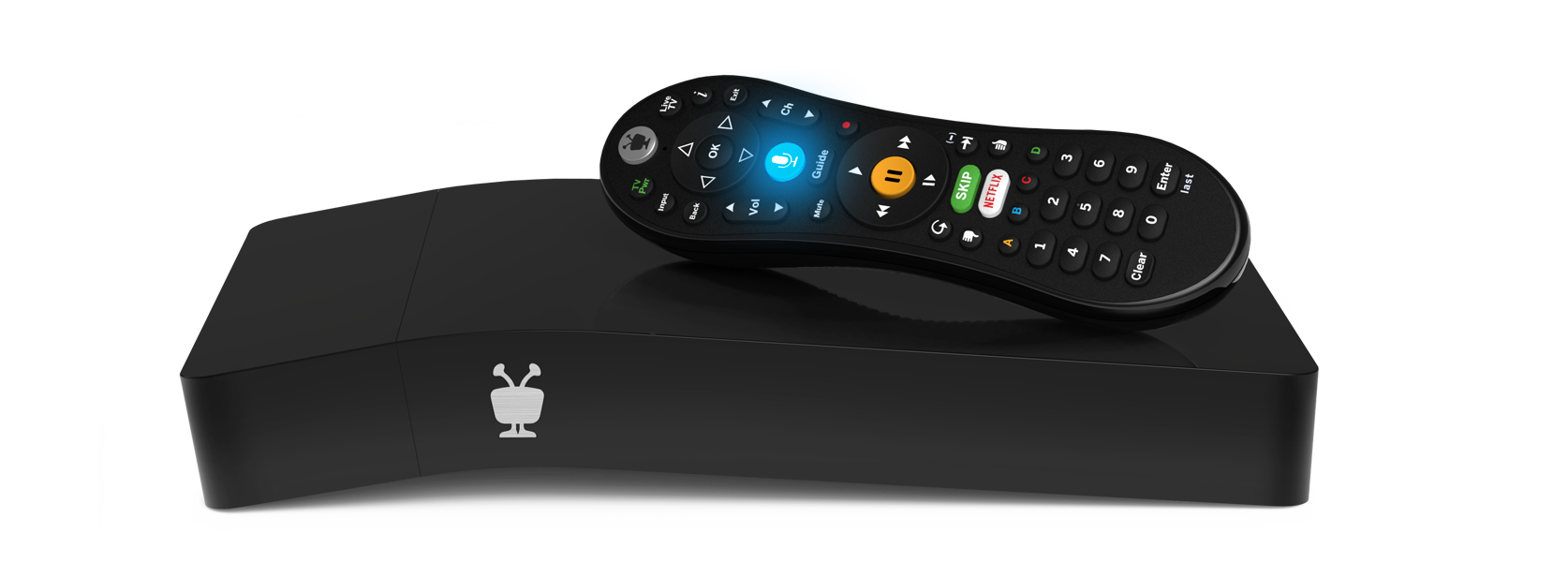 black tivo bolt with remote